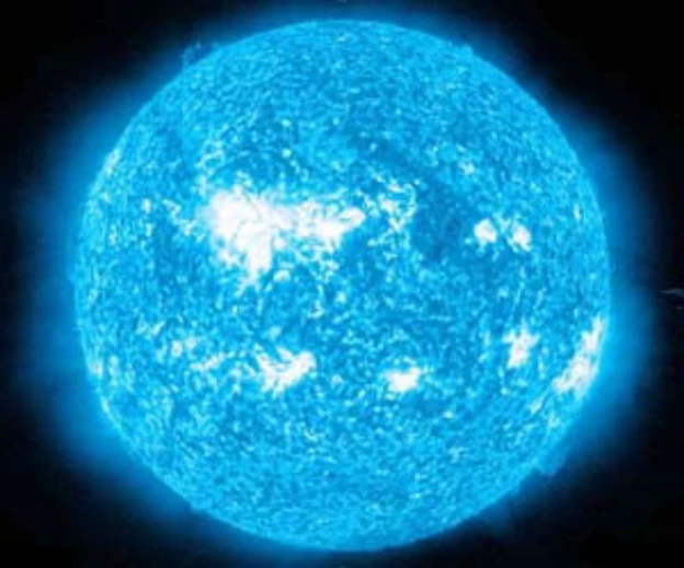 Blue Star From Space